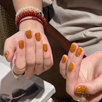 日本Enoi dIamond flash 碎钻胶 闪钻 甲油胶 F16 绝美招财黄