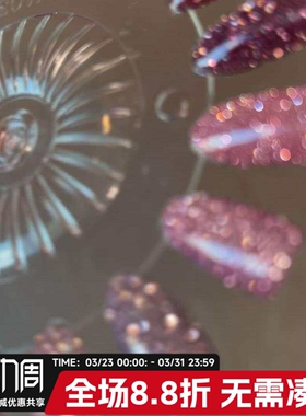 日本 Enoi 粉色红色系 爆闪碎钻胶  甲油胶 F01-F12