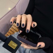 韩国高端甲油胶gentle 原A57 pink流行色牛仔蓝蓝黑 GR49