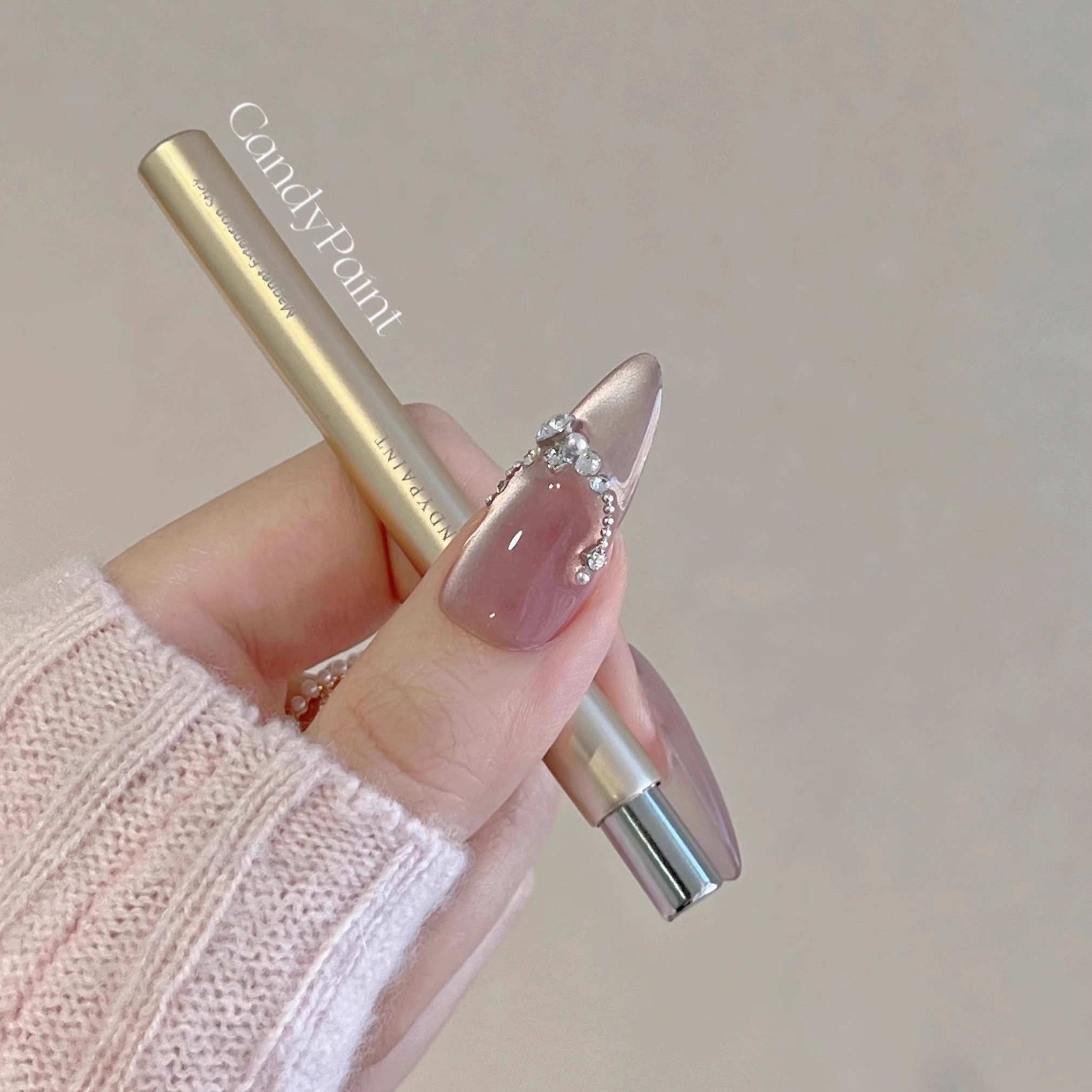 Candypaint磁石棒磁铁棒延长杆美甲工具圆柱磁铁猫眼胶专用强吸力