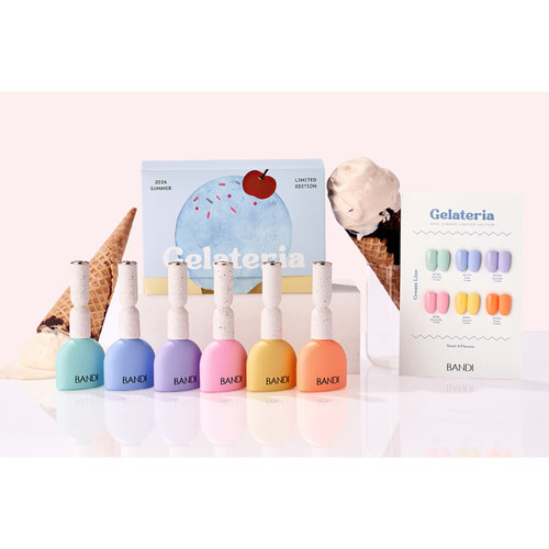 韩国进口 Bandi  2026夏季新品 Gelateria 清爽夏日马卡龙冰激淋
