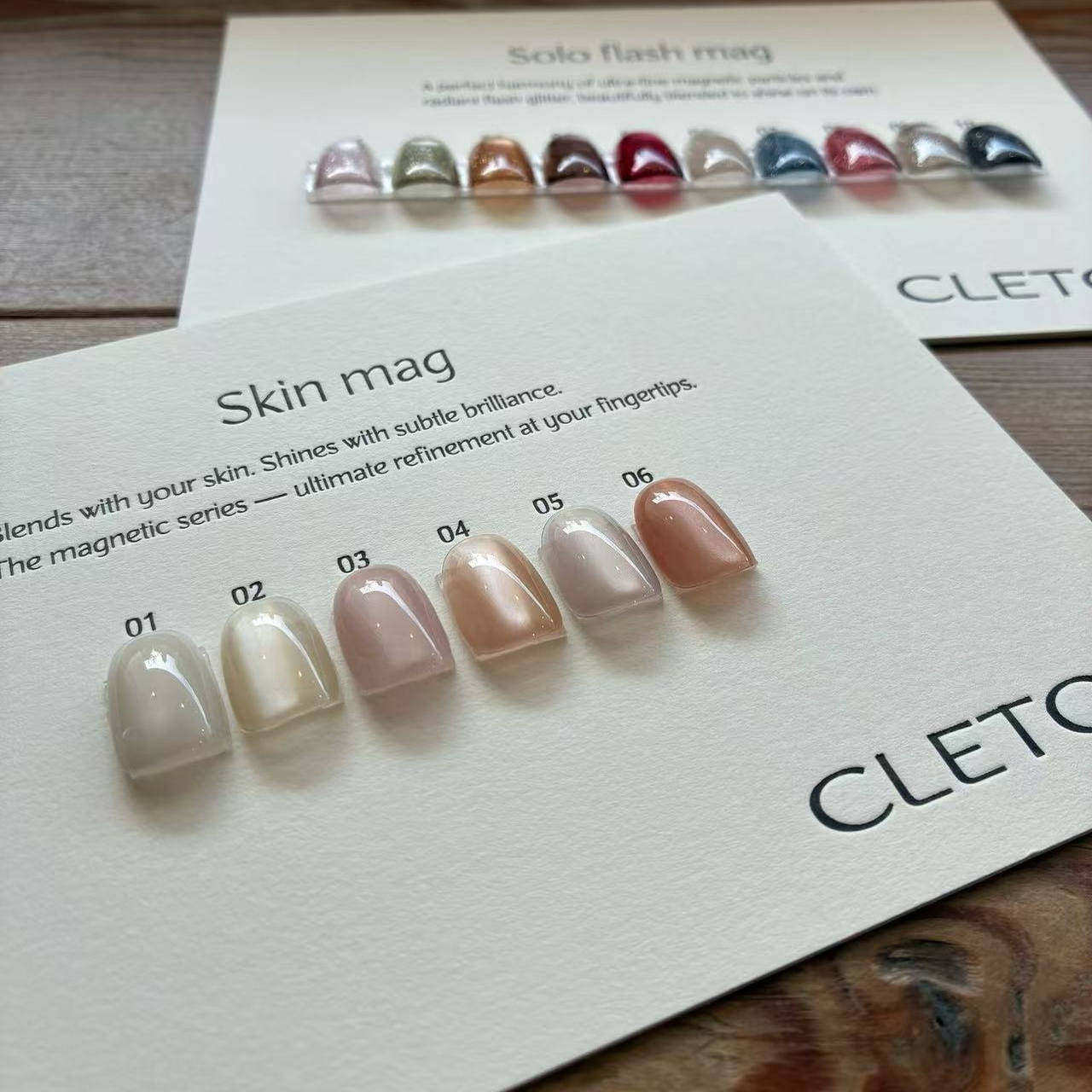 2025日本进口 CLETO 东京11月展会 skin mag 裸肤色猫眼胶 甲油胶