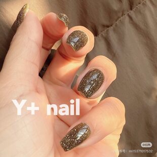 现货！日本 enoi 闪亮碎钻胶 f18 显白咸菜绿