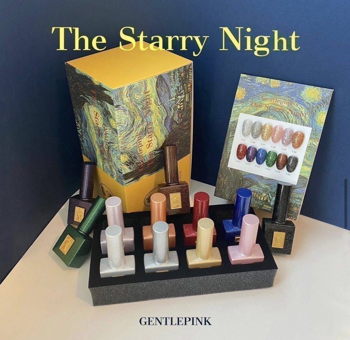 韩国进口高端Gentle Pink甲油胶 闪粉闪片亮片套