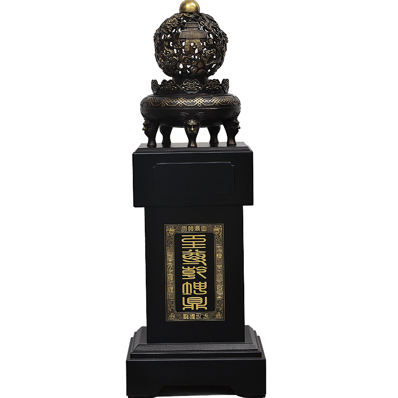 纯铜落地周年庆典大厅商铺工艺品