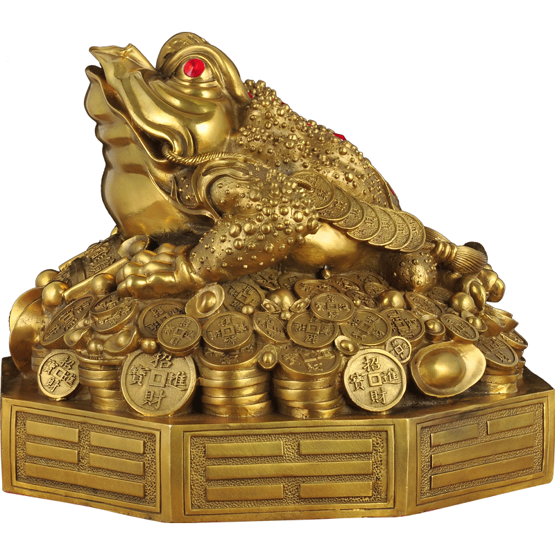 金蟾风水招财纯铜乔迁开业礼品