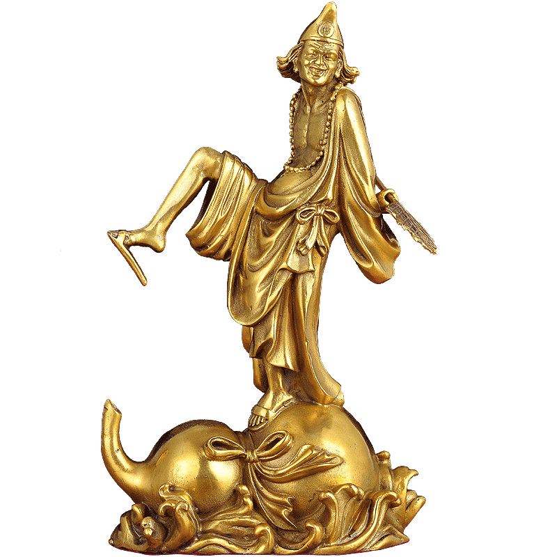 黄铜家居客厅佛堂供奉摆件