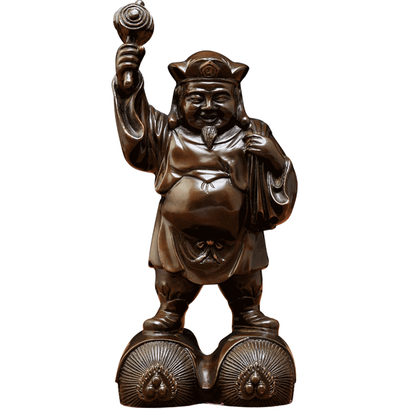 聚福大黑天财神摆件新房密宗佛像