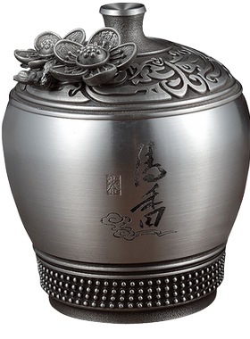 锡茶叶罐纯锡大号客厅茶几摆设家用装茶叶罐密封罐子退伍退休礼品