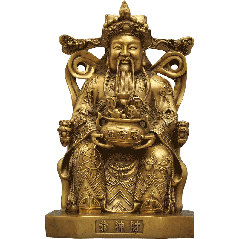 财神爷摆件风水客厅供奉开业礼品