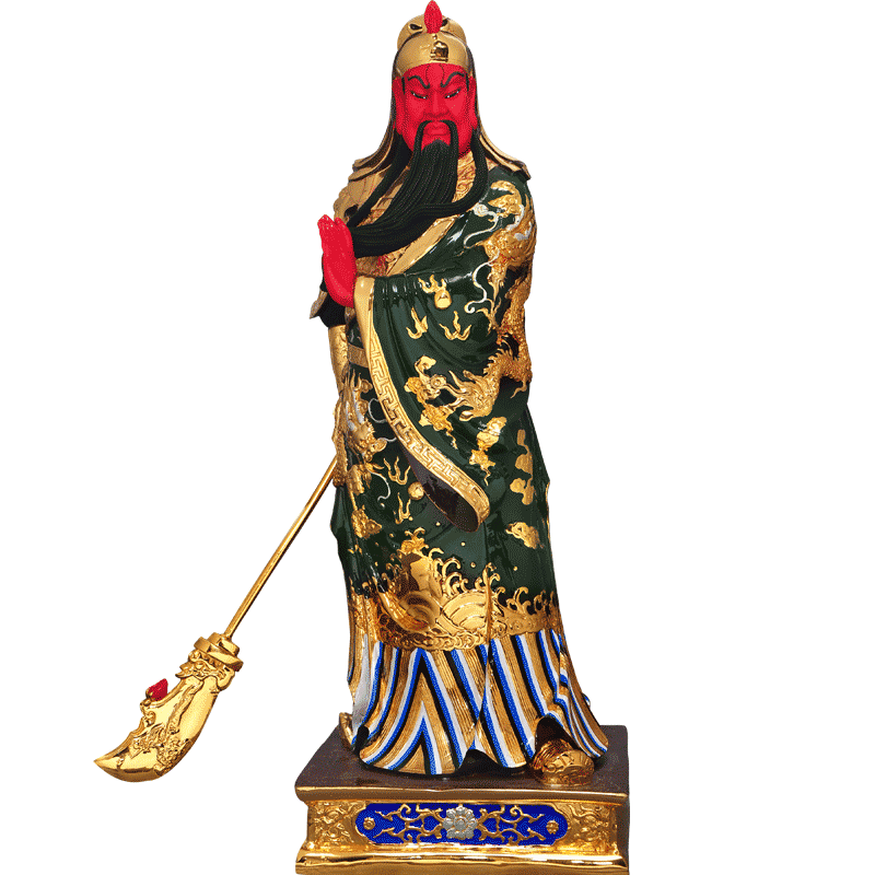 文武鎏金财神爷寺庙关羽开业礼品