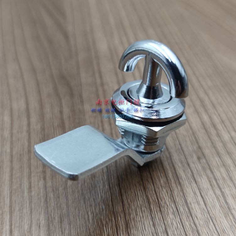 锌合金圆柱转舌锁MS715-1把手式