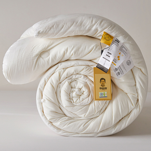 纯棉李官奇大豆纤维被全棉冬季 春秋被芯 加厚保暖二合一子母被四季