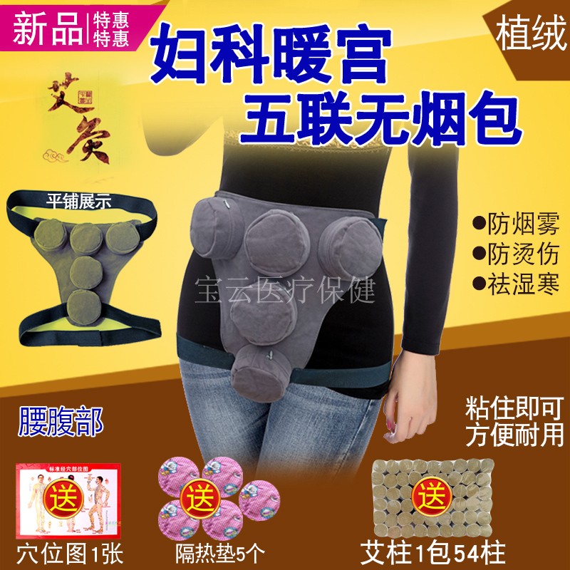 无烟随身灸暖宫艾灸盒家用暖宫妇科宫熏寒备孕艾炙条温灸器宫寒