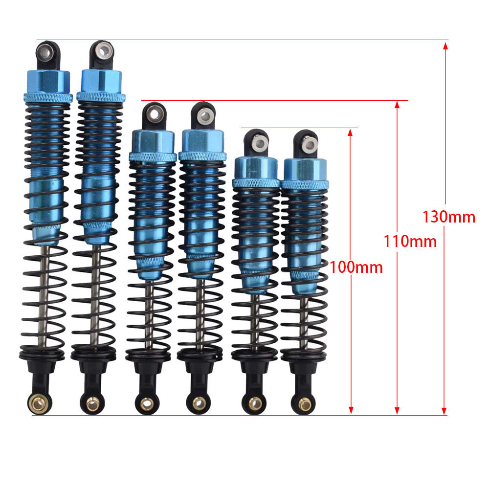 1:10 유압 충격 흡수 장치 100MM 오프로드 차량 110MM 대형 자전거 130MM 접착제 및 공기 폐가 포함된 수정된 충격 흡수 장치