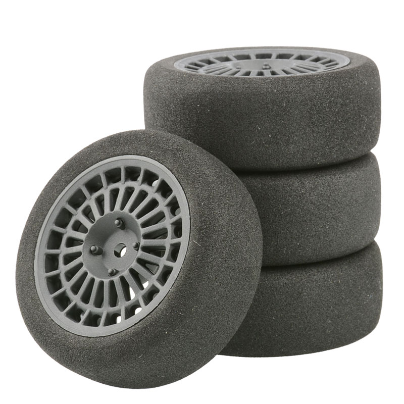 RCW8平跑轮胎尼龙轮毂海绵轮胎