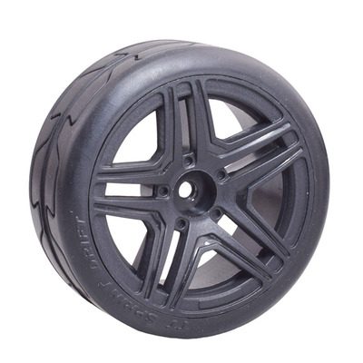 rcw8平跑轮胎10尼龙轮毂抓地竞速