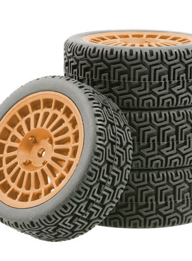 68mm房车1:10拉力轮胎TT01田宫xv02迷宫胎尼龙轮毂94123京商FW06