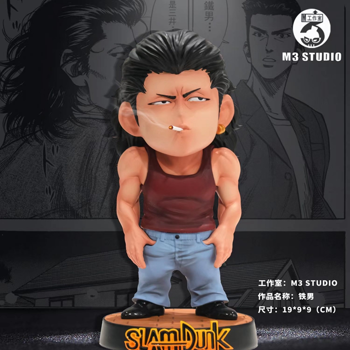 m3工作室 灌篮高手 q版 铁男 gk树脂手办模型礼物摆件 收藏品雕像