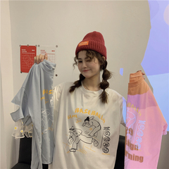 Real shot fashion summer plus plus size women's clothing fat sister slim top short sleeve T-shirt