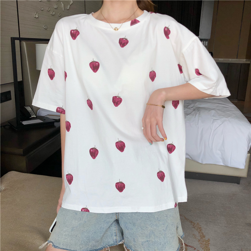 Real shot fashion summer plus plus size women's clothing fat sister slim top short sleeve sleeve