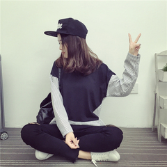 2021 shooting ~ spring clothes loose thin cartoon casual loose long sleeve women's large size women's thin shirt T-shirt