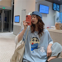 Real shot fashion summer plus plus size women's clothing fat sister slim top short sleeve T-shirt