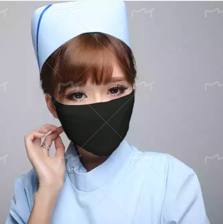 口罩女通用秋冬季加厚夹棉保暖时尚纯棉黑色个性情侣口罩防尘透气
