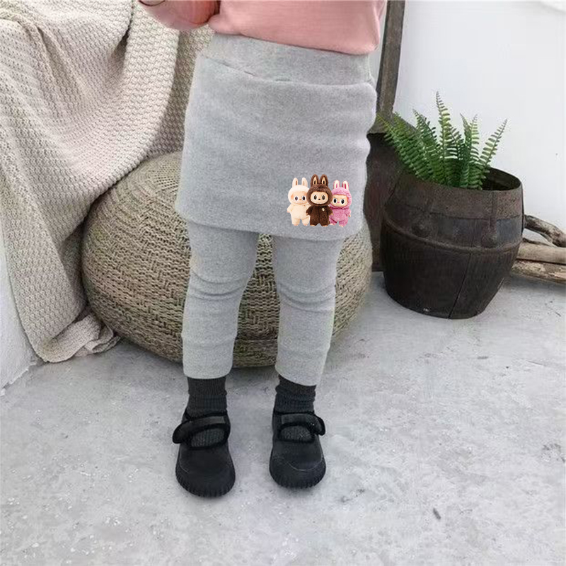 女童打底裤新款洋气外穿儿童宝宝长裤婴儿裙裤德绒裤子儿童秋冬款