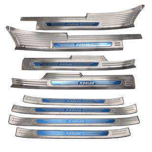 斯柯达柯珞克科柯迪亚克柯米克门槛条改装迎宾踏板后护板脚踏板