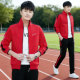 时尚 运动服男士 跑步休闲套装 2026新款 高端立领宽松外套 三件套春季