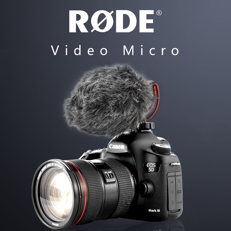 罗德RODE VIDEOMICRO微单反相机话筒麦克风专业采访录音vlog收音