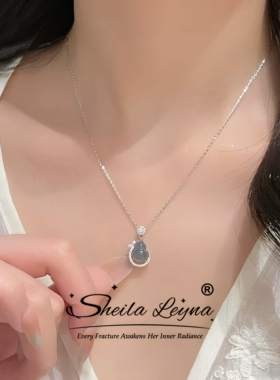 SHEILA LEYNA新中式翡翠玉葫芦项链女新款闺蜜生日礼物送女友吊坠