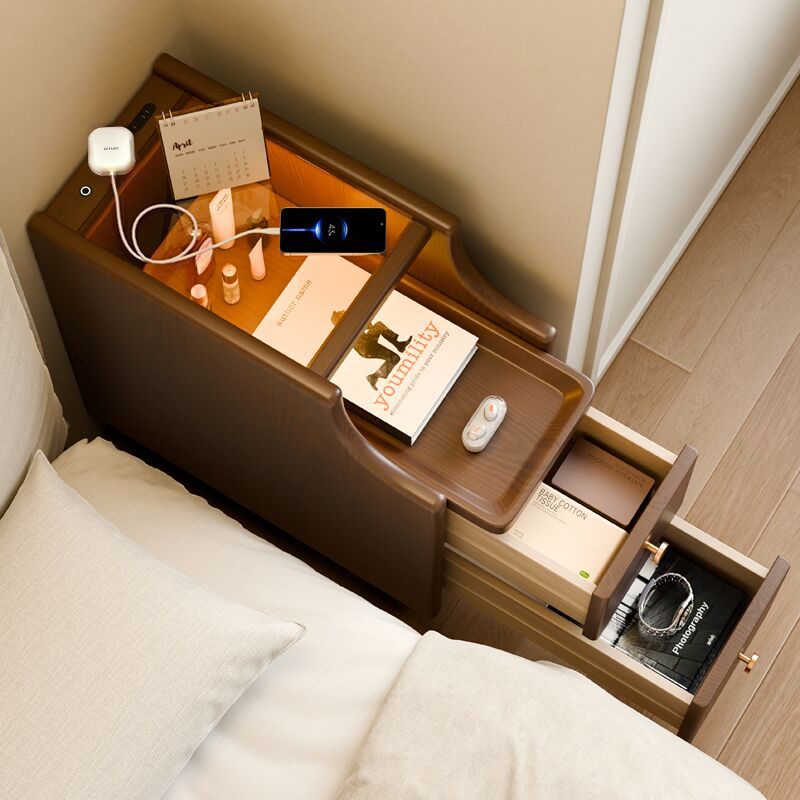 实木20cm窄边床头柜超窄床边柜