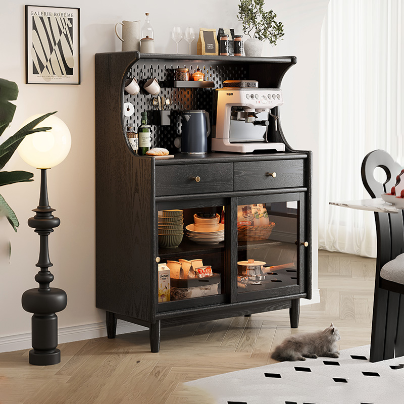 中古风餐边柜靠墙一体