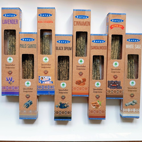 印度手工卷草本香薰香料 Satya smudge incense