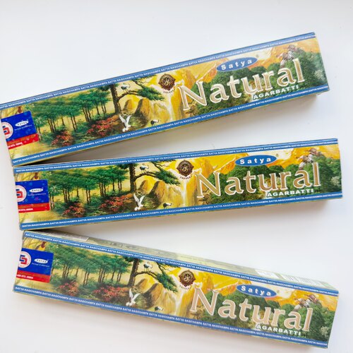 印度香熏手工线香竹平和安神自然秘境Satya Natural Incense