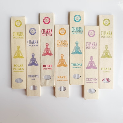 尼泊尔七轮香竹签香天然植物香薰瑜伽香Nepal Chakra incense