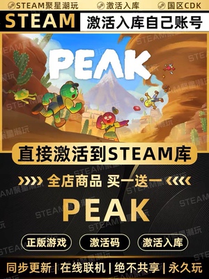 Steam正版【Peak 拉我一把】国区CDKEY激活码CDK激活入库