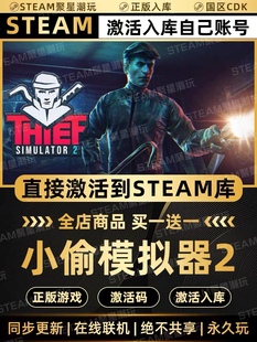 Steam正版【小偷模拟器2】国区CDKEY激活CDK激活码入库