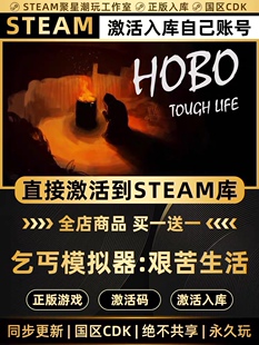 Steam正版【乞丐模拟器：艰苦生活】CDK国区全DLC激活码CDKEY入库