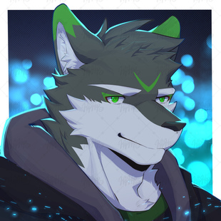 兽人头像单兽模板接稿兽圈兽设约稿定制表情包furry角色白菜价