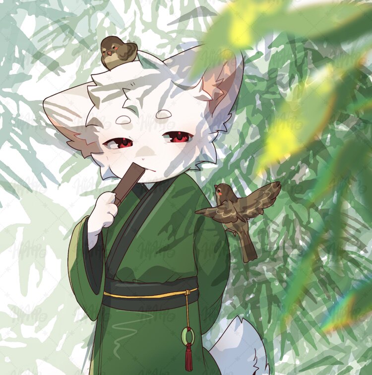 盐牌兽设furry头像双人模板接稿兽圈兽设幻想生物定制白菜价
