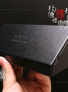 独熠韩国潮牌时尚近视镜盒PROJEKT PRODUKT黑色男女通用简约镜盒