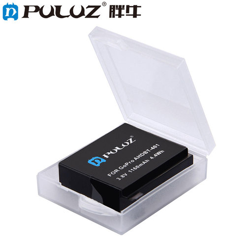 PULUZ胖牛 GoPro电池盒 AHDBT-401电池盒 数码相机电池盒