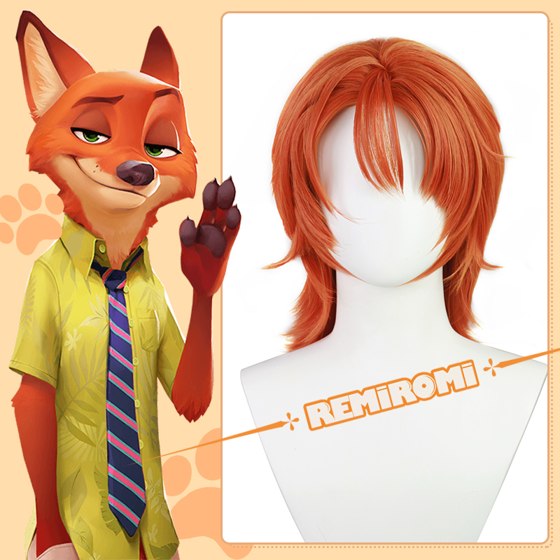 疯狂动物城2尼克狐尼克cos假发