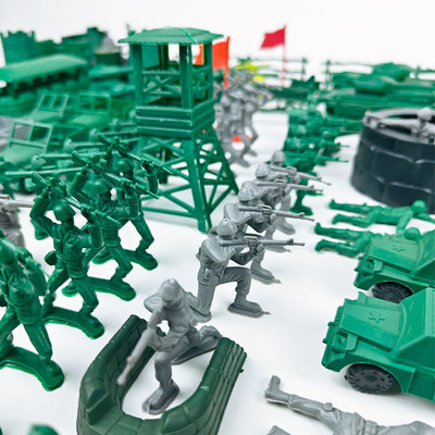 升级款士兵玩具塑料小人