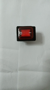 商用厨房炉具配件大灶电源风机点D火船形带灯自锁防水防油开关