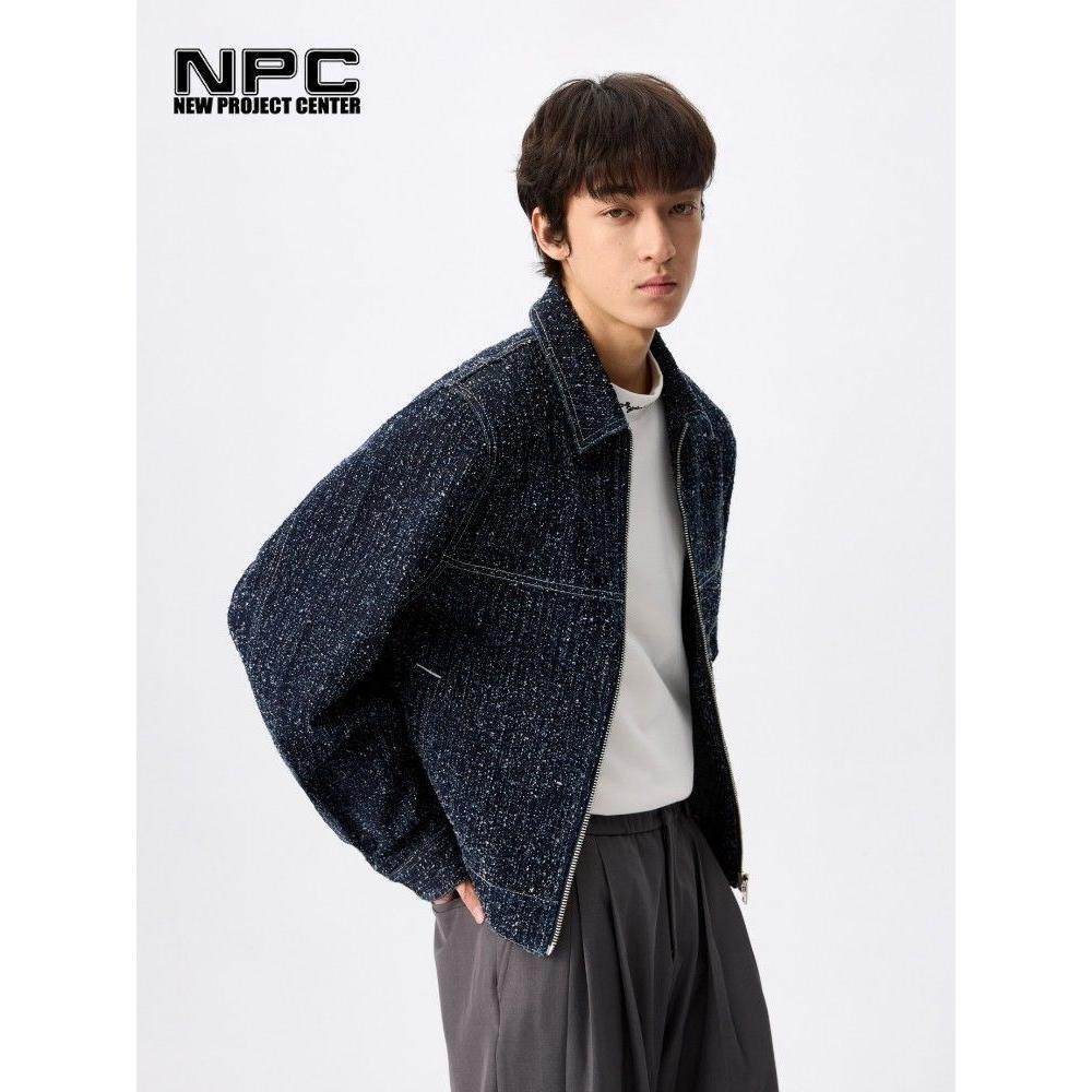 潮牌重磅美式复古钩花翻领牛仔工装夹克男女落肩休闲短宽外套,男装,牛仔外套,淘宝优惠券,粉丝福利购,淘宝优惠卷