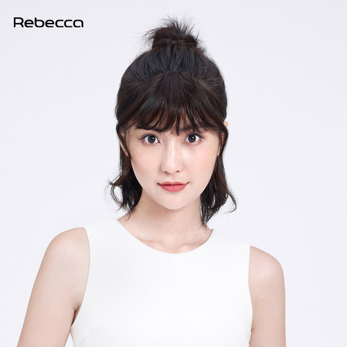 瑞贝卡假发片女全真人